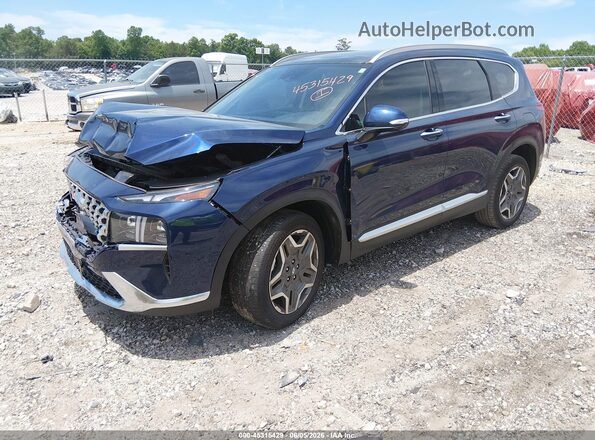 5NMS44AL4PH590968 2023 HYUNDAI SANTA FE Blue Vista tres cuartos delantera izquierda
