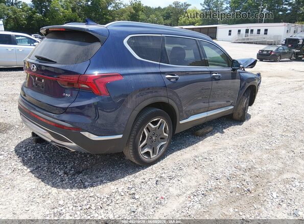 5NMS44AL4PH590968 2023 HYUNDAI SANTA FE Blue Trasero derecho