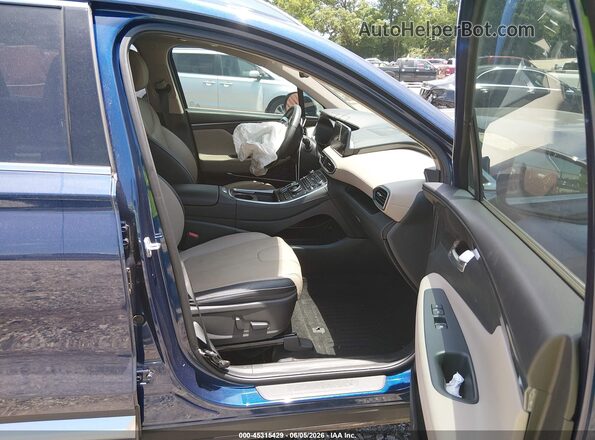 5NMS44AL4PH590968 2023 HYUNDAI SANTA FE Blue Vista interior delantera