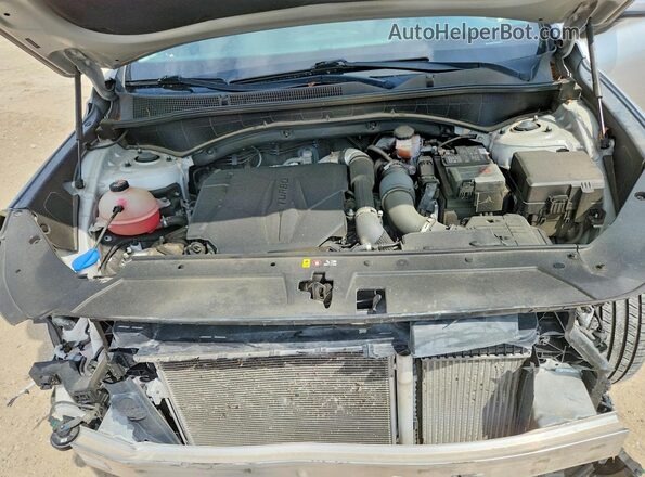 5NMS44AL5MH310891 2021 HYUNDAI SANTA Silver ძრავის განყოფილების ხედი