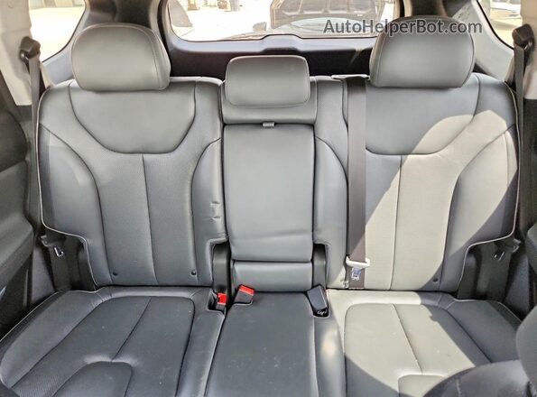 5NMS44AL5MH310891 2021 HYUNDAI SANTA Silver უკანა სავარძლების ხედი