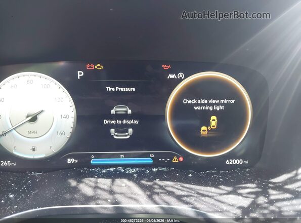 5NMS44AL6NH394110 2022 HYUNDAI SANTA FE Black Вид задніх сидінь