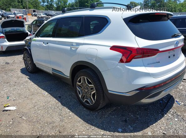 5NMS44AL6NH414050 2022 HYUNDAI SANTA FE White Հետևի ձախ