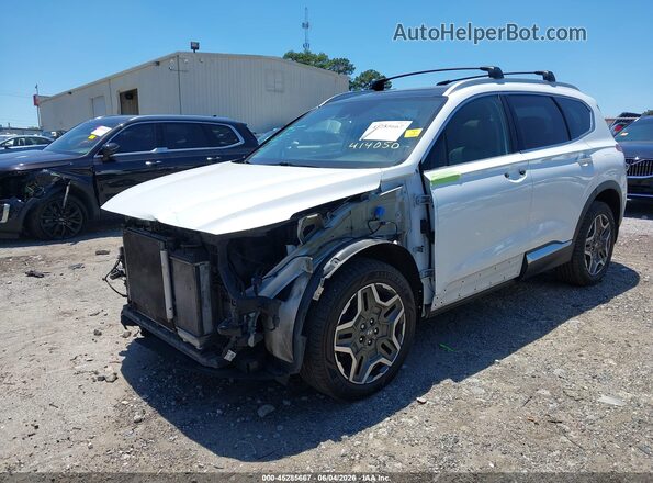 5NMS44AL6NH414050 2022 HYUNDAI SANTA FE White Դիմացի տեսք