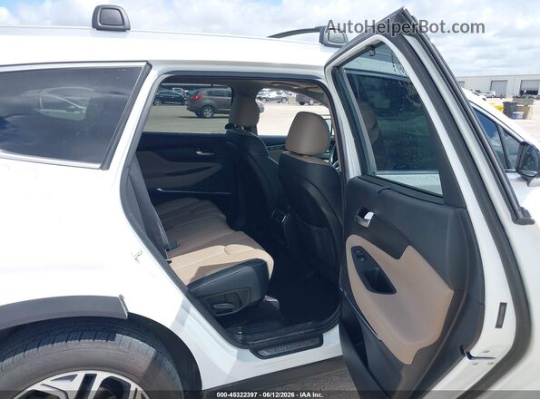 5NMS44AL8MH318712 2021 HYUNDAI SANTA FE Белый Вид задних сидений