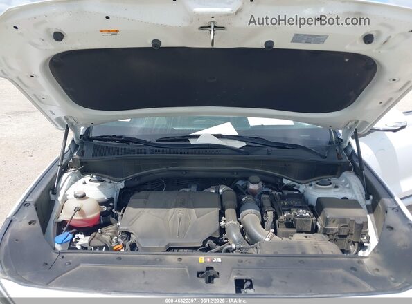 5NMS44AL8MH318712 2021 HYUNDAI SANTA FE Белый Вид подкапотного пространства