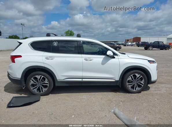 5NMS44AL8MH318712 2021 HYUNDAI SANTA FE Белый Вид щитка приборов