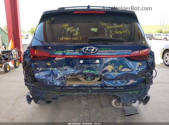 5NMS44AL8MH364363 2021 HYUNDAI SANTA FE Blue Դիմացի տեսք