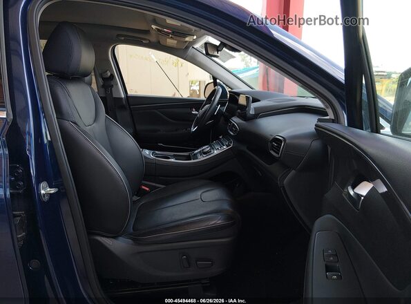 5NMS44AL8MH364363 2021 HYUNDAI SANTA FE Blue Սալոնի դիմացի տեսք