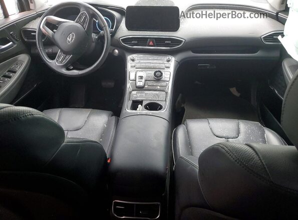 5NMS44AL8NH452556 2022 HYUNDAI SANTA Black Widok deski rozdzielczej