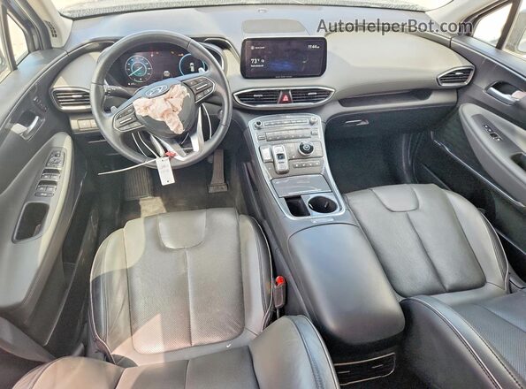 5NMS44AL9MH361942 2021 HYUNDAI SANTA Blue Vista del salpicadero