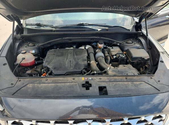 5NMS44AL9MH361942 2021 HYUNDAI SANTA Blue Vista del compartimento del motor
