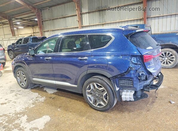 5NMS44AL9NH403589 2022 HYUNDAI SANTA Blue 