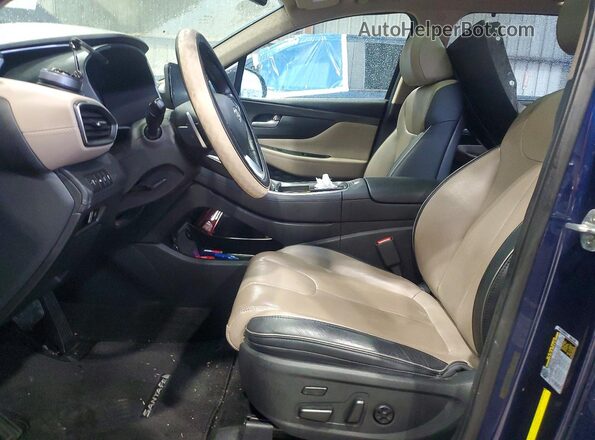 5NMS44AL9NH403589 2022 HYUNDAI SANTA Blue 