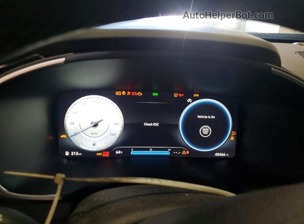 5NMS4DAL1PH524569 2023 HYUNDAI SANTA Black ხელსაწყოთა პანელის ხედი