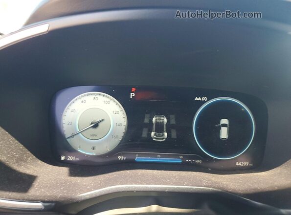 5NMS4DAL2PH638242 2023 HYUNDAI SANTA Black Instrument cluster view