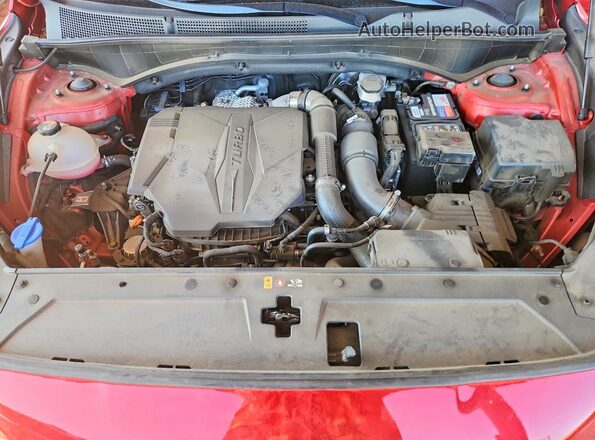 5NMS4DAL3MH349821 2021 HYUNDAI SANTA Red Вид підкапотного простору