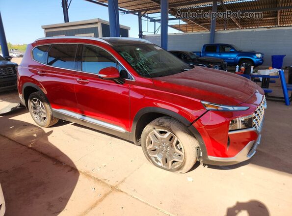 5NMS4DAL3MH349821 2021 HYUNDAI SANTA Red Передня права чверть