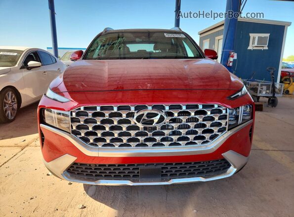 5NMS4DAL3MH349821 2021 HYUNDAI SANTA Red Вид спереду