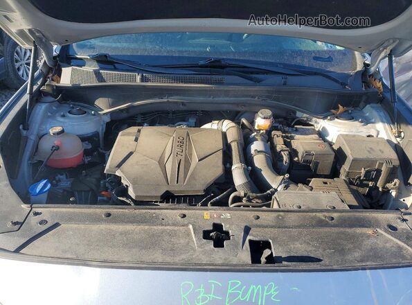 5NMS4DAL3MH372046 2021 HYUNDAI SANTA Silver Vista del compartimento del motor