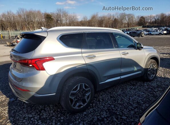 5NMS4DAL3MH372046 2021 HYUNDAI SANTA Silver Trasero derecho