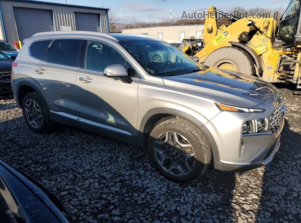 5NMS4DAL3MH372046 2021 HYUNDAI SANTA Silver Delantero derecho