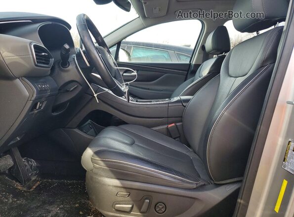 5NMS4DAL3MH372046 2021 HYUNDAI SANTA Silver Vista interior delantera
