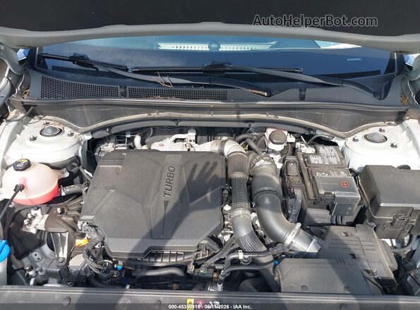 5NMS4DAL3PH609705 2023 HYUNDAI SANTA FE Silver Widok z tyłu