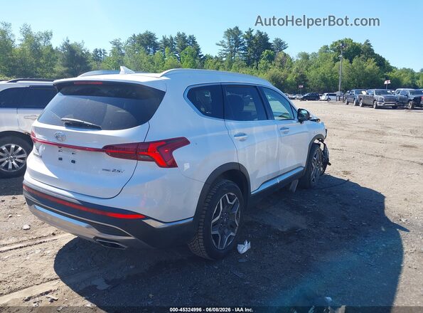 5NMS4DAL4NH386975 2022 HYUNDAI SANTA FE White Հետևի աջ