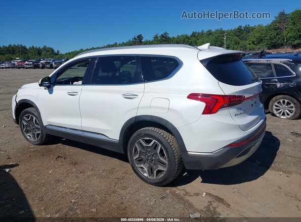 5NMS4DAL4NH386975 2022 HYUNDAI SANTA FE White Հետևի ձախ