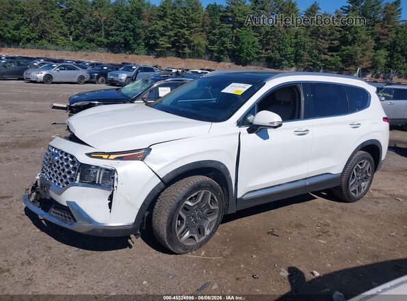 5NMS4DAL4NH386975 2022 HYUNDAI SANTA FE White 