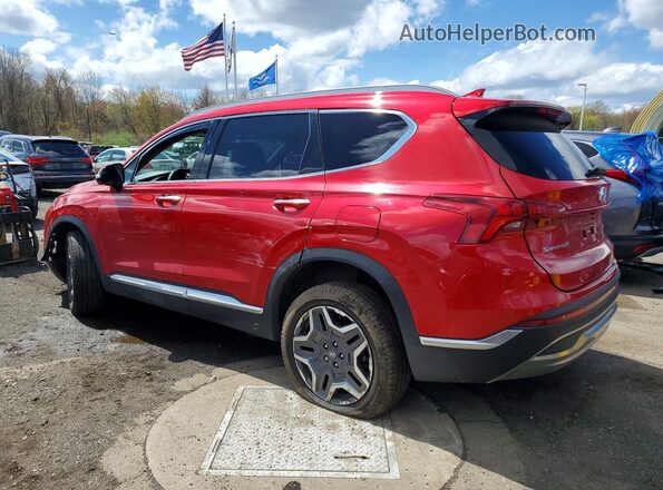 5NMS4DAL6MH315971 2021 HYUNDAI SANTA Red Հետևի ձախ