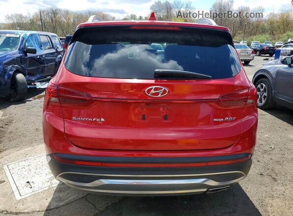 5NMS4DAL6MH315971 2021 HYUNDAI SANTA Red Հետևի տեսք