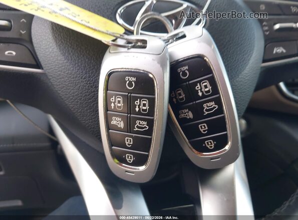 5NMS4DAL6NH458369 2022 HYUNDAI SANTA FE White წინა პანელის ხედი
