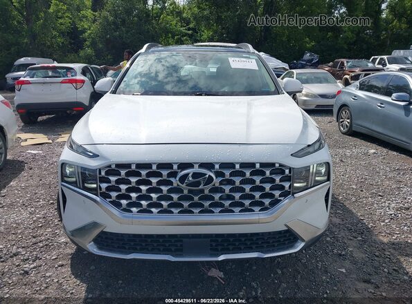 5NMS4DAL6NH458369 2022 HYUNDAI SANTA FE White ხელსაწყოთა პანელის ხედი