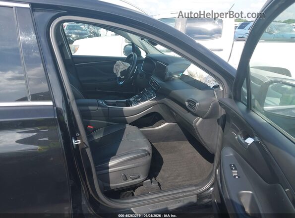 5NMS4DAL7PH516976 2023 HYUNDAI SANTA FE Black წინა სალონის ხედი