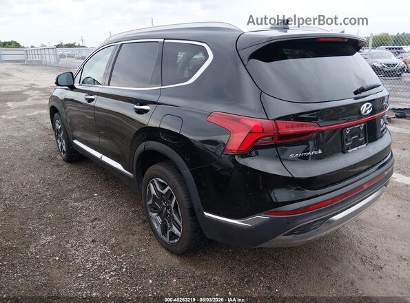 5NMS4DAL7PH516976 2023 HYUNDAI SANTA FE Black უკანა მარცხენა