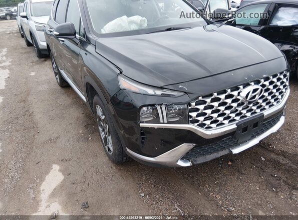 5NMS4DAL7PH516976 2023 HYUNDAI SANTA FE Black წინა ხედი