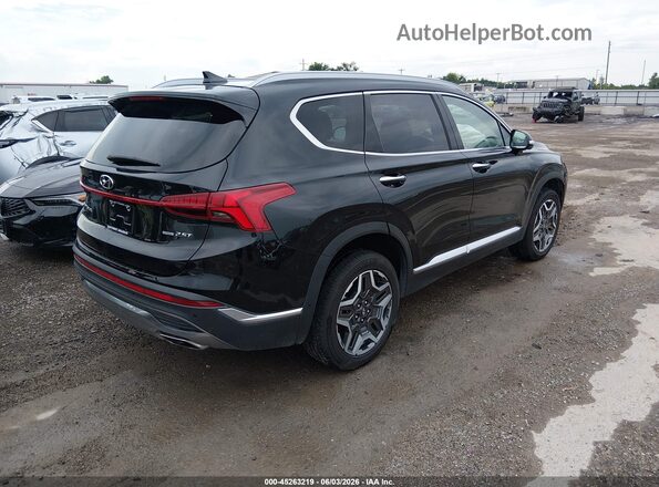 5NMS4DAL7PH516976 2023 HYUNDAI SANTA FE Black უკანა მარჯვენა