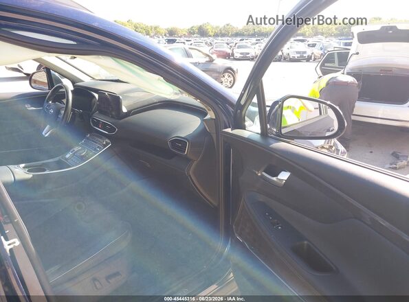 5NMS4DAL8MH335056 2021 HYUNDAI SANTA FE Dark Blue Widok wnętrza z przodu