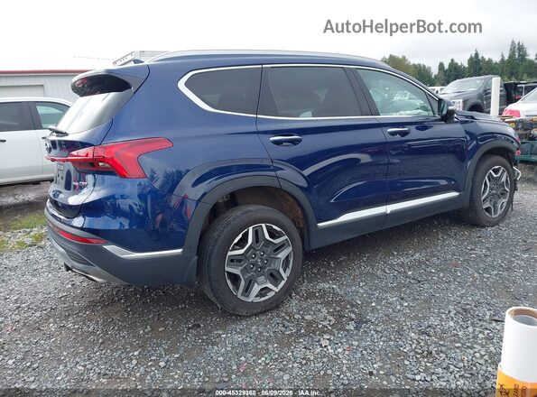 5NMS4DAL8PH542471 2023 HYUNDAI SANTA FE Blue Հետևի աջ