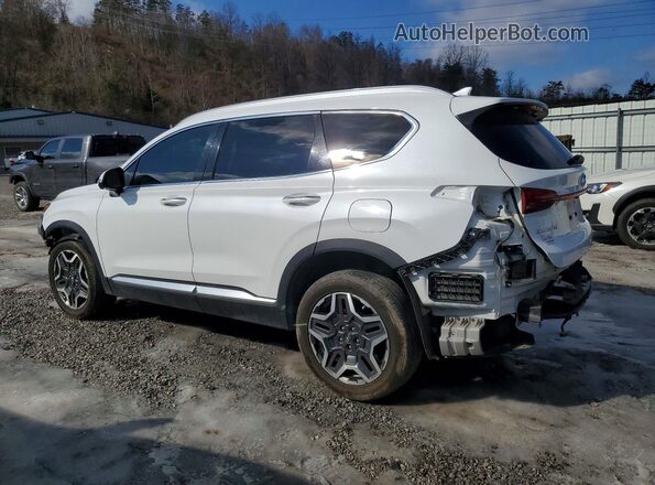 5NMS4DAL9MH346986 2021 HYUNDAI SANTA White Rear left