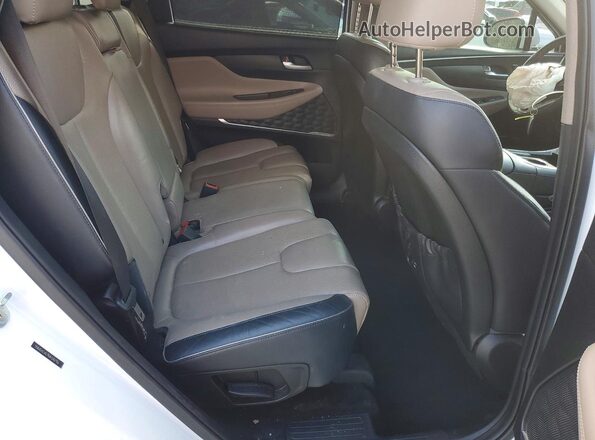 5NMS4DAL9MH346986 2021 HYUNDAI SANTA White Rear interior view
