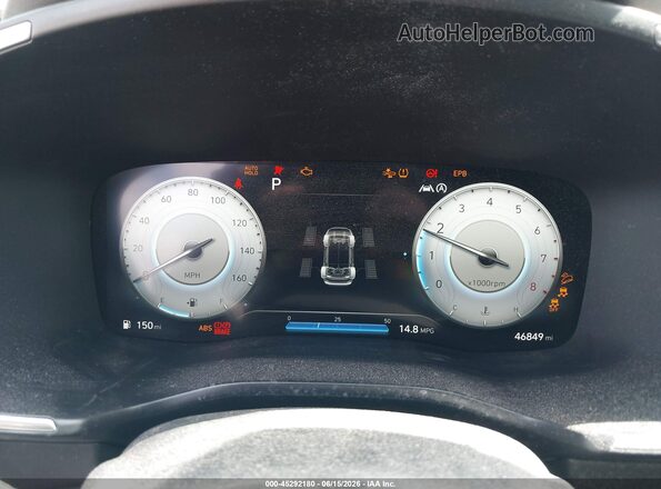 5NMS4DAL9NH391489 2022 HYUNDAI SANTA FE Blue Հետևի նստատեղերի տեսք