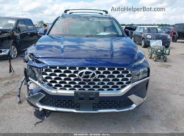 5NMS4DAL9NH391489 2022 HYUNDAI SANTA FE Blue Սարքավորումների վահանակի տեսք