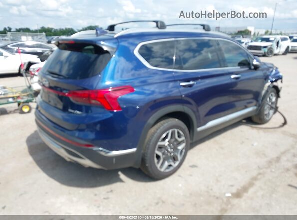 5NMS4DAL9NH391489 2022 HYUNDAI SANTA FE Blue Հետևի աջ