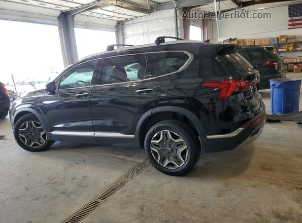 5NMS4DALXMH353848 2021 HYUNDAI SANTA Black Trasero izquierdo