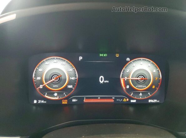 5NMS4DALXMH353848 2021 HYUNDAI SANTA Black Vista del cuadro de instrumentos