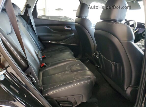 5NMS4DALXMH353848 2021 HYUNDAI SANTA Black Vista de los asientos traseros