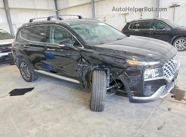 5NMS4DALXMH353848 2021 HYUNDAI SANTA Black Delantero derecho